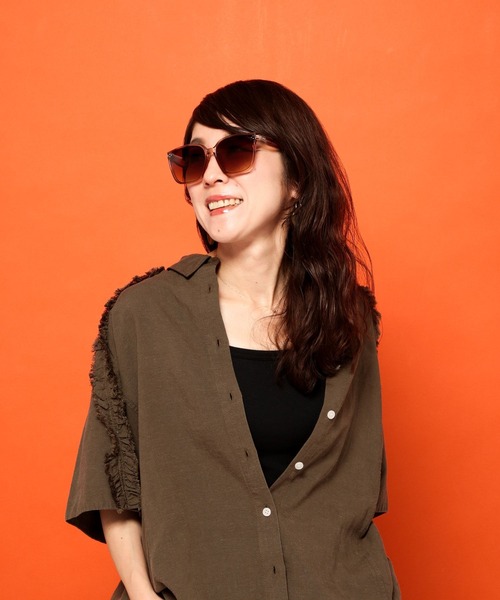 オリジナルフラットスクエアサングラス（サングラス）｜niko and