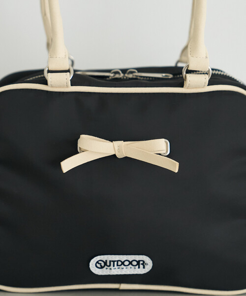 FREAK'S STORE（フリークスストア）の「OUTDOOR PRODUCTS × FREAK'S STORE/アウトドアプロダクツ 別注 リボン付きナイロンボストンバッグ（ボストンバッグ・レディース・ブラック/ブラウン・ONE SIZE）」の16枚目の写真