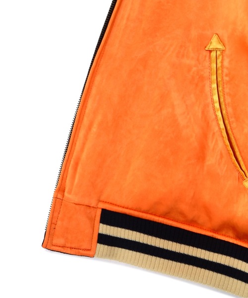 AVIREX(アヴィレックス)の「《SOUVENIR COLLECTION》VELVETEEN SUKA JACKET / 別珍 スカジャン / AVIREX / アヴィレックス(スカジャン・メンズ・ネイビー・XX-LARGE/X-LARGE/LARGE/MEDIUM)」の12枚目の写真