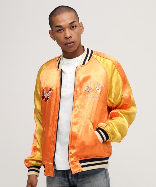 AVIREX キルディングスカジャン SOUVENIR COLLECTION》FADED VELVETEEN SUKA JACKET / フェイ