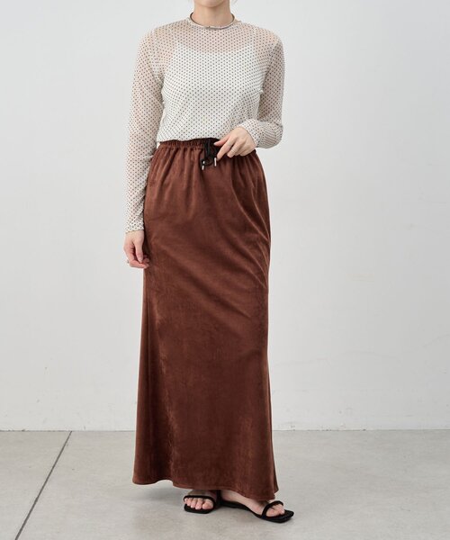 SHENERY（シーナリー）の「シアードットカットソー（Tシャツ/カットソー・レディース・オフホワイト/ブラック/ベージュ・FREE）」の12枚目の写真