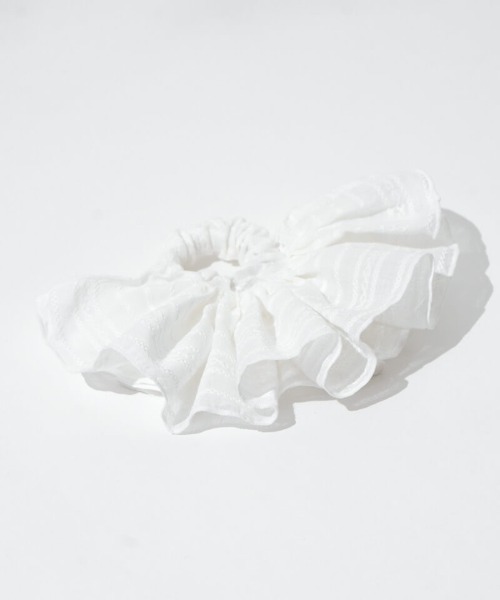 flower(フラワー)の「フレンチシュシュ(シュシュ・レディース・ブルー/ホワイト・FREE)」の12枚目の写真