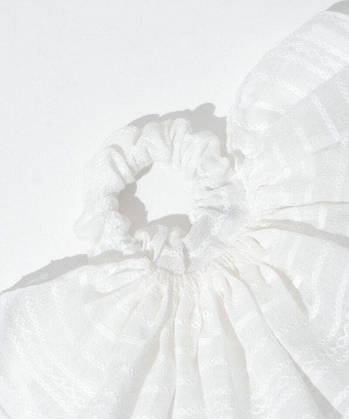 flower(フラワー)の「フレンチシュシュ(シュシュ・レディース・ブルー/ホワイト・FREE)」の14枚目の写真