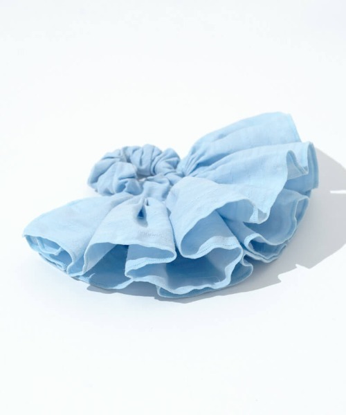 flower(フラワー)の「フレンチシュシュ(シュシュ・レディース・ブルー/ホワイト・FREE)」の17枚目の写真