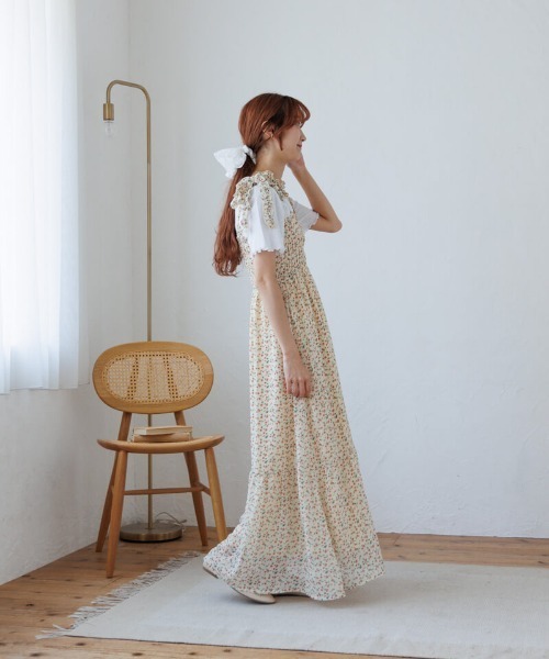 flower(フラワー)の「フレンチシュシュ(シュシュ・レディース・ブルー/ホワイト・FREE)」の8枚目の写真