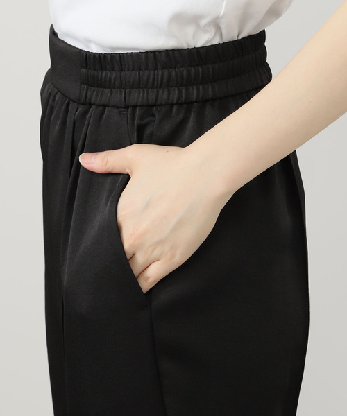 La TOTALITE(ラトータリテ)の「【洗える】ジョーゼットジョガーパンツ(その他パンツ・レディース・ブラック/バーガンディー・36/38)」の8枚目の写真
