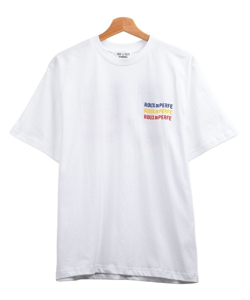 Felt-Maglietta（フェルトマリエッタ）の「[ROUXDI PERFE ルゥディパフィー]カラフルロゴ刺繍Tシャツ（Tシャツ/カットソー・メンズ・ホワイト・SMALL/MEDIUM/LARGE）」の7枚目の写真