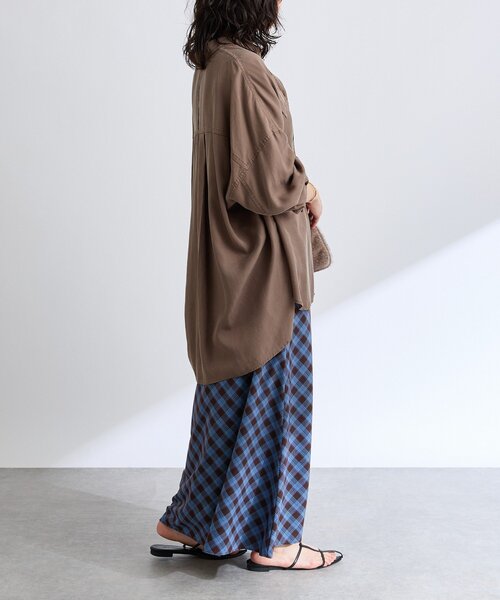 RIVE DROITE(リヴドロワ)の「【鮮度抜群】チェックバイヤススカート(スカート・レディース・ブラック/ブルー・38/36)」の16枚目の写真