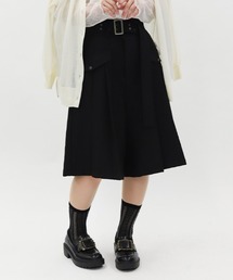 axes femme | ワイドハーフパンツ(デニムパンツ)