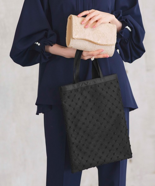LE’RURA リルアー パーティーバッグ オケージョン 結婚式 ブラック RUIRUE BOUTIQUE（ルイルエブティック） パーティーバッグ 結婚式