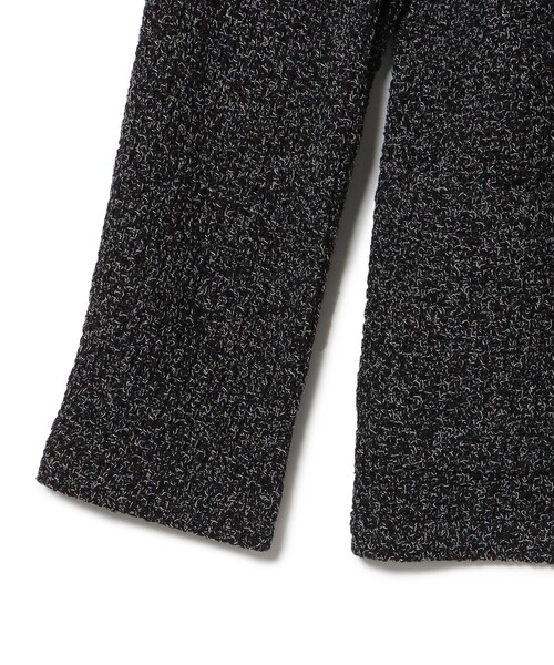 BEAMS HEART（ビームスハート）の「ウールブレンドニット 2ボタン ジャケット 25FW【ストレッチ】（テーラードジャケット・メンズ・ブラック/ネイビー・SMALL/MEDIUM/LARGE/X-LARGE）」の14枚目の写真