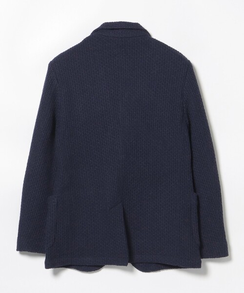 BEAMS HEART（ビームスハート）の「ウールブレンドニット 2ボタン ジャケット 25FW【ストレッチ】（テーラードジャケット・メンズ・ブラック/ネイビー・SMALL/MEDIUM/LARGE/X-LARGE）」の20枚目の写真