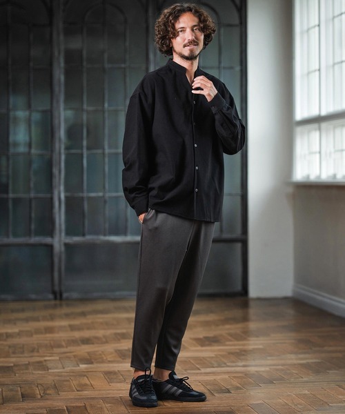 Magine(マージン)の「ms6179-TR Skipper Shirt スキッパーシャツ(シャツ/ブラウス・メンズ・ホワイト/ネイビー/ブラック・46/44/48)」の21枚目の写真