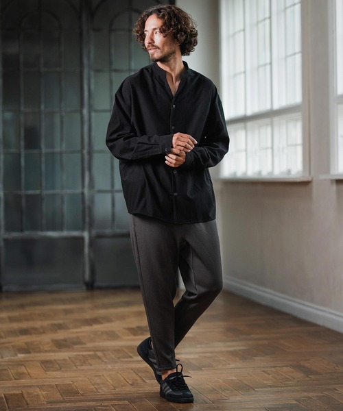 Magine(マージン)の「ms6179-TR Skipper Shirt スキッパーシャツ(シャツ/ブラウス・メンズ・ホワイト/ネイビー/ブラック・46/44/48)」の20枚目の写真