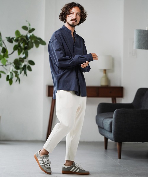 Magine(マージン)の「ms6179-TR Skipper Shirt スキッパーシャツ(シャツ/ブラウス・メンズ・ホワイト/ネイビー/ブラック・46/44/48)」の15枚目の写真