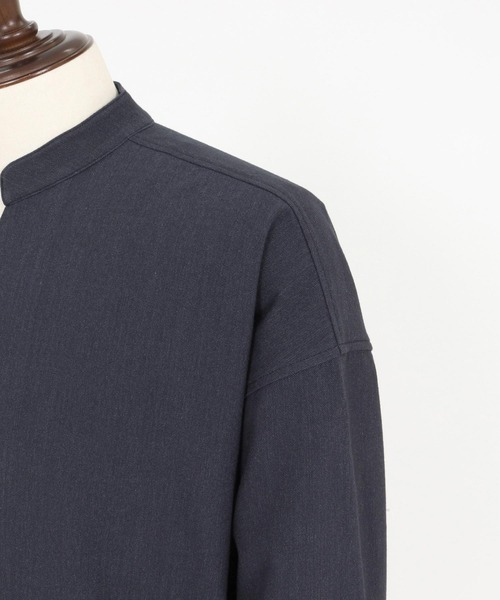 Magine(マージン)の「ms6179-TR Skipper Shirt スキッパーシャツ(シャツ/ブラウス・メンズ・ホワイト/ネイビー/ブラック・46/44/48)」の6枚目の写真