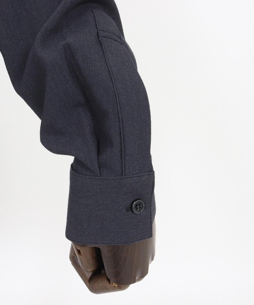 Magine(マージン)の「ms6179-TR Skipper Shirt スキッパーシャツ(シャツ/ブラウス・メンズ・ホワイト/ネイビー/ブラック・46/44/48)」の5枚目の写真