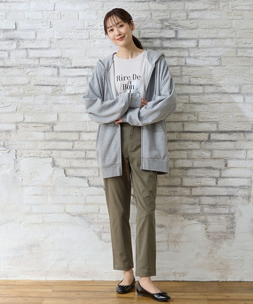 Honeys(ハニーズ)の「チノテーパード(股下66cm)(チノパンツ・レディース・ネイビー/モカ/ブラック/ライトベージュ/カーキ/ブラウン・3L/L/LL/M/S)」の10枚目の写真
