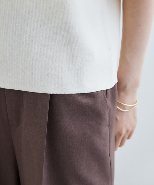 grove（グローブ）の「【夏に嬉しい機能付き】やわらかドライタッチワイドスリーブプルオーバー（ニット/セーター・レディース・チャコール/ダークグリーン系4/アイボリー系4/ブラック系4・02/03/04/01/05）」の8枚目の写真