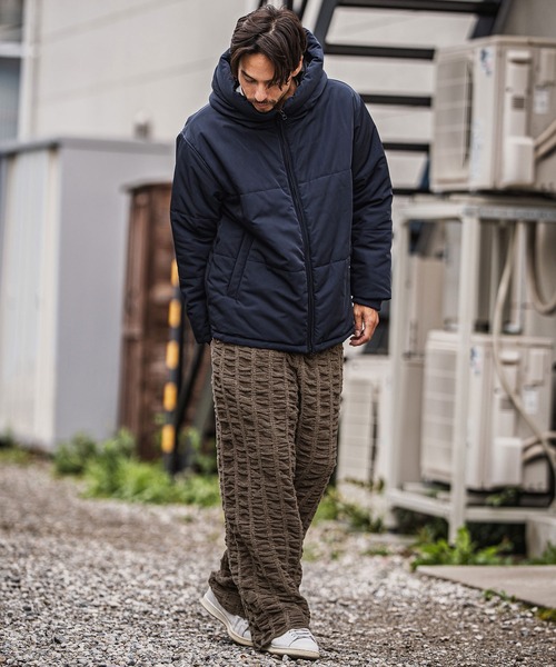 CAMBIO(カンビオ)の「mp13921-Floating Jacquard Mole Knit Wide Straight Pants ニットパンツ(その他パンツ・メンズ・ブラック/カーキ/チャコール/キナリ・S/M/L)」の9枚目の写真