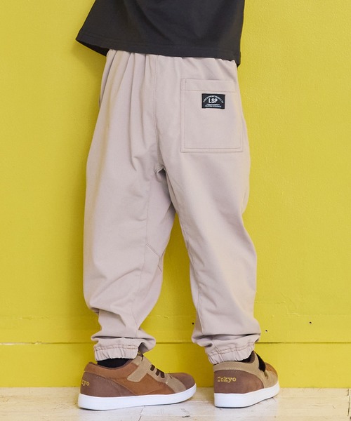 Life Support Products（ライフサポートプロダクツ）の「リラックスマチツキジョガーパンツ（スウェットパンツ・キッズ・オレンジ/パープル/チャコール/ベージュ/ブルー・150/80/90/95/100/110/120/130/140）」の3枚目の写真