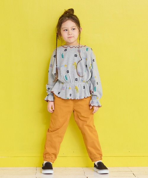 Life Support Products（ライフサポートプロダクツ）の「リラックスマチツキジョガーパンツ（スウェットパンツ・キッズ・オレンジ/パープル/チャコール/ベージュ/ブルー・150/80/90/95/100/110/120/130/140）」の13枚目の写真