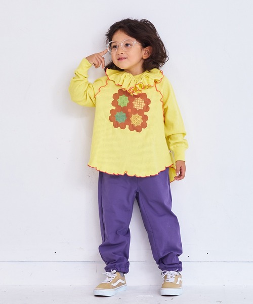 Life Support Products（ライフサポートプロダクツ）の「リラックスマチツキジョガーパンツ（スウェットパンツ・キッズ・オレンジ/パープル/チャコール/ベージュ/ブルー・150/80/90/95/100/110/120/130/140）」の11枚目の写真