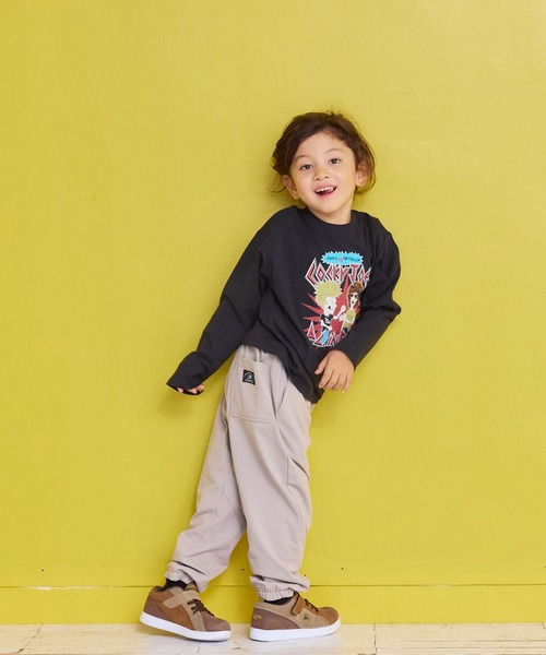 Life Support Products（ライフサポートプロダクツ）の「リラックスマチツキジョガーパンツ（スウェットパンツ・キッズ・オレンジ/パープル/チャコール/ベージュ/ブルー・150/80/90/95/100/110/120/130/140）」の6枚目の写真