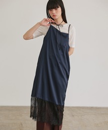 TENTO（テント）の「レースコンビ キャミソールワンピース（ワンピース）」