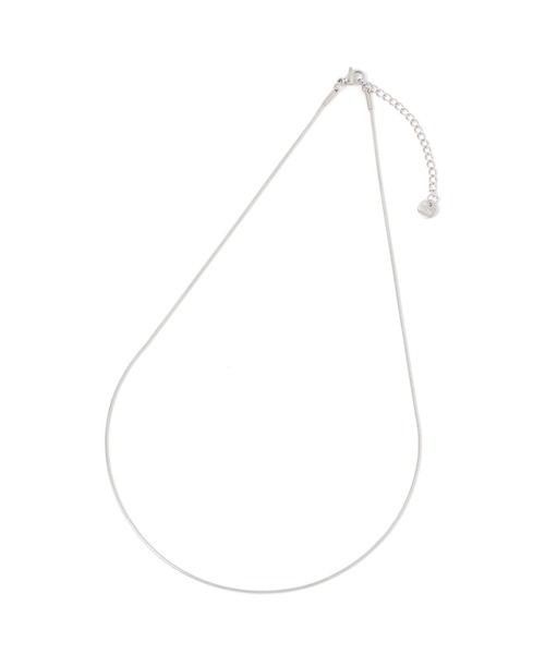 Andemiu（アンデミュウ）の「ステンレスボールスネーク2連ネックレス583906（ネックレス・レディース・ベージュ/ライトグレー・FREE）」の6枚目の写真