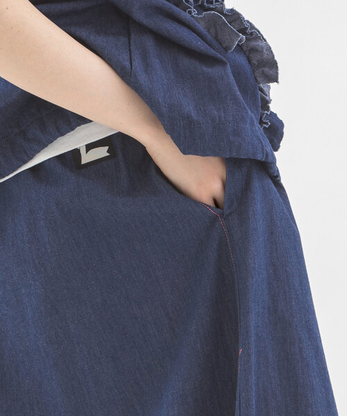nop de nod(ノップドゥノッド)の「フレアーマキシパンツ(その他パンツ・レディース・ブルー系/ブラック・M)」の10枚目の写真