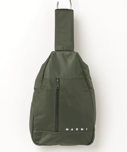 MARNI(マルニ)の「キッズ ボディバッグ MARNI KID(ボディバッグ/ウエストポーチ・キッズ・カーキ/ブラック・UNI)」の7枚目の写真