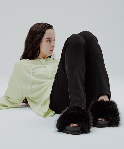 ADAM ET ROPE'（アダムエロペ）の「【接触冷感】キュプラニットスリムパンツ（その他パンツ・レディース・ブラック・36/38）」の17枚目の写真