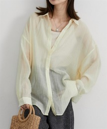 nissen | シアードビーストライプシャツ(シャツ/ブラウス)