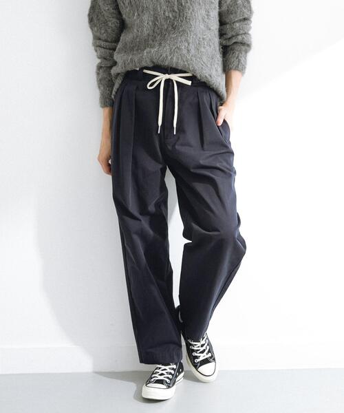 URBAN RESEARCH Sonny Label（アーバンリサーチサニーレーベル）の「3/2WORKS ツータックチノパンツ（その他パンツ・レディース・ベージュ/ネイビー・SMALL/MEDIUM/LARGE）」の11枚目の写真