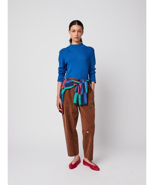 BOBO CHOSES(ボボショーズ)の「Openwork turtle neck T-shirt(Tシャツ/カットソー・レディース・ブルー・S/M/XL/L/XS)」の4枚目の写真