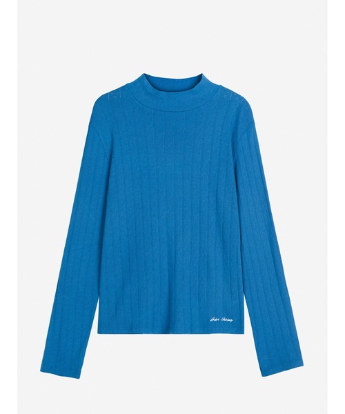 BOBO CHOSES(ボボショーズ)の「Openwork turtle neck T-shirt(Tシャツ/カットソー・レディース・ブルー・S/M/XL/L/XS)」の2枚目の写真