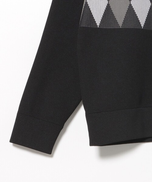 ビームスゴルフ オレンジレーベル◆ウール100% ニット◆アーガイル柄 Lサイズ ビームスゴルフ オレンジレーベル◇ウール100% ニット◇アーガイル柄 L