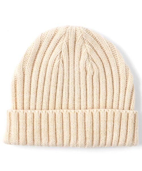 Ampersand（アンパサンド）の「リブニットキャップ（ニットキャップ/ビーニー・キッズ・ブラック/オレンジ/イエロー/アイボリー/ピンク・48/50/54/58）」の2枚目の写真