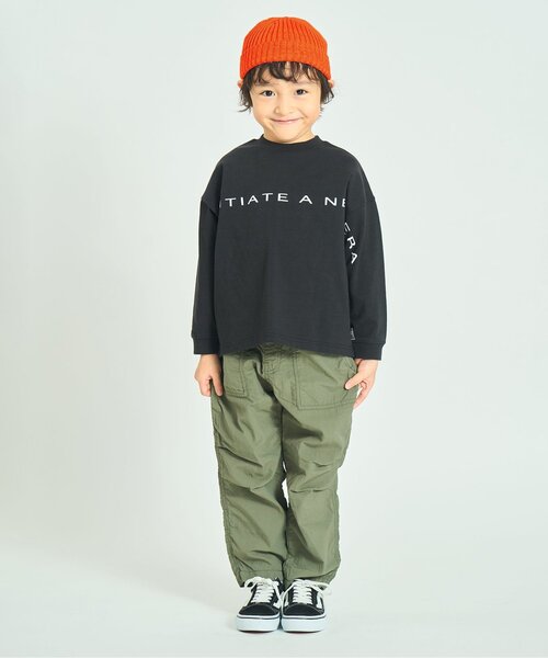 Ampersand（アンパサンド）の「リブニットキャップ（ニットキャップ/ビーニー・キッズ・ブラック/オレンジ/イエロー/アイボリー/ピンク・48/50/54/58）」の9枚目の写真