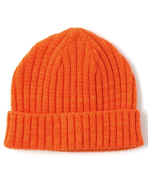 Ampersand（アンパサンド）の「リブニットキャップ（ニットキャップ/ビーニー・キッズ・ブラック/オレンジ/イエロー/アイボリー/ピンク・48/50/54/58）」の8枚目の写真