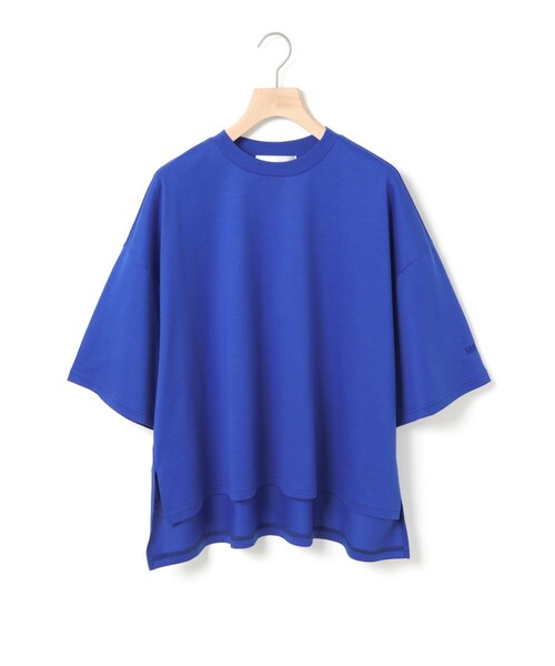 MARMARMAR（マーマーマー）の「MARMARMAR クルーネックワイドTシャツ（Tシャツ/カットソー・レディース・ブルー/オフホワイト/ブラック/ライトグレー/ブラック系その他/ブルー系その他3・FREE）」の5枚目の写真