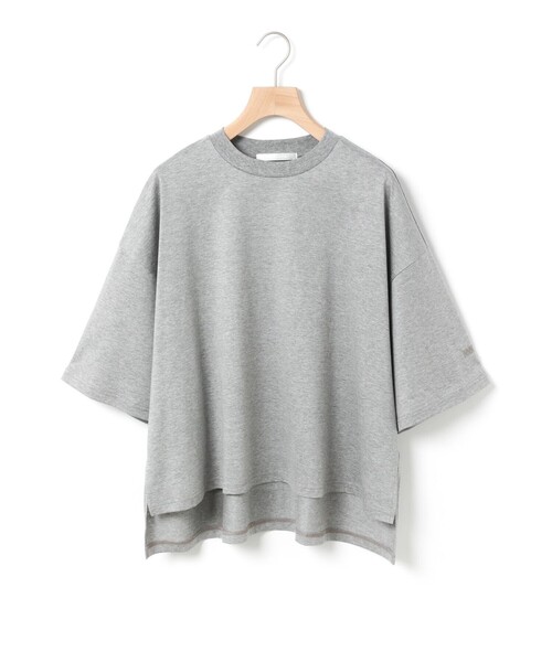 MARMARMAR（マーマーマー）の「MARMARMAR クルーネックワイドTシャツ（Tシャツ/カットソー・レディース・ブルー/オフホワイト/ブラック/ライトグレー/ブラック系その他/ブルー系その他3・FREE）」の4枚目の写真