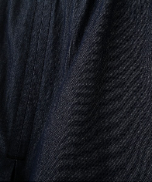 MHL.(エムエイチエル)の「DENSE COTTON NYLON(スカート・レディース・ネイビー/ダークグリーン・1/2/3)」の10枚目の写真