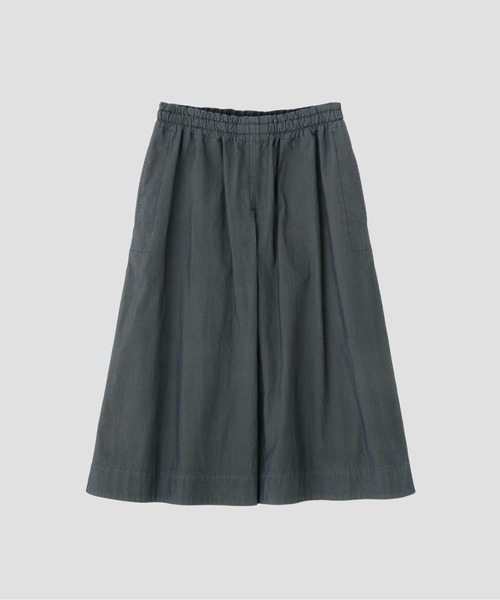 MHL.(エムエイチエル)の「DENSE COTTON NYLON(スカート・レディース・ネイビー/ダークグリーン・1/2/3)」の5枚目の写真