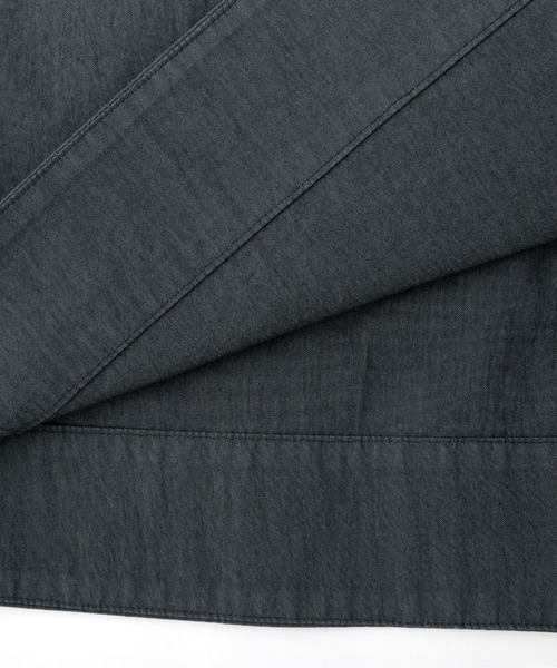 MHL.(エムエイチエル)の「DENSE COTTON NYLON(スカート・レディース・ネイビー/ダークグリーン・1/2/3)」の7枚目の写真