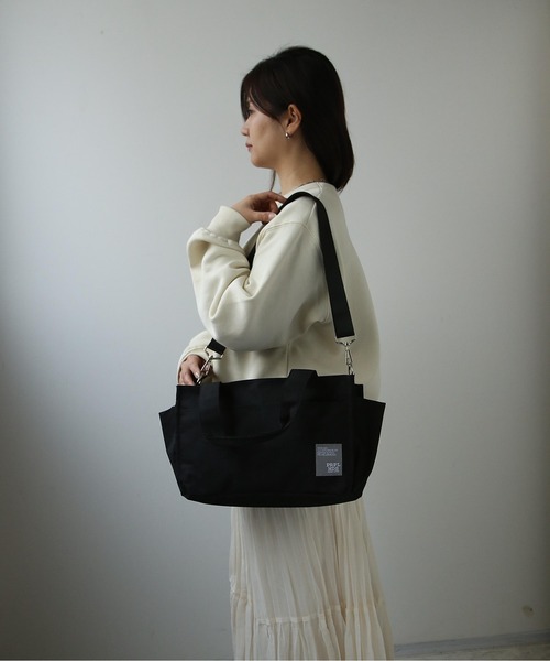BACKYARD FAMILY(バックヤードファミリー)の「propellerheads OSAMPO BAG はっ水ポリトートショルダー(トートバッグ・レディース・ライトグリーン/ネイビー/グレー/ブラック/ピンク系その他・FREE)」の7枚目の写真
