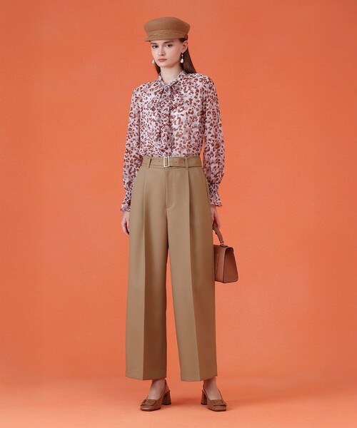 セール】ブライトツイルタックワイドパンツ（その他パンツ）｜ANAYI