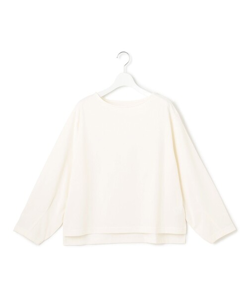 J.PRESS YORK STREET(ジェイプレスヨークストリート)の「【WOMEN】ロングスリーブ ボーダー バスクシャツ(Tシャツ/カットソー・レディース・ダークブラウン系1/ダークグリーン系2/ホワイト系/ホワイト系2/ベージュ系1・F)」の1枚目の写真