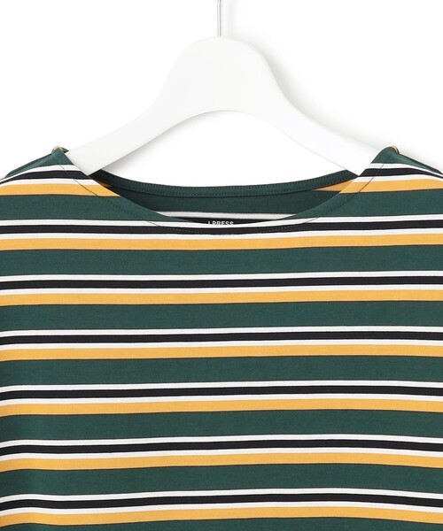 J.PRESS YORK STREET(ジェイプレスヨークストリート)の「【WOMEN】ロングスリーブ ボーダー バスクシャツ(Tシャツ/カットソー・レディース・ダークブラウン系1/ダークグリーン系2/ホワイト系/ホワイト系2/ベージュ系1・F)」の12枚目の写真